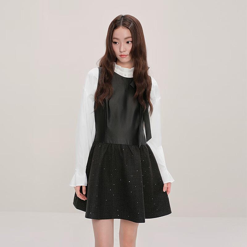 

Ledin Princess-Style Side Bow A-Line Dress L