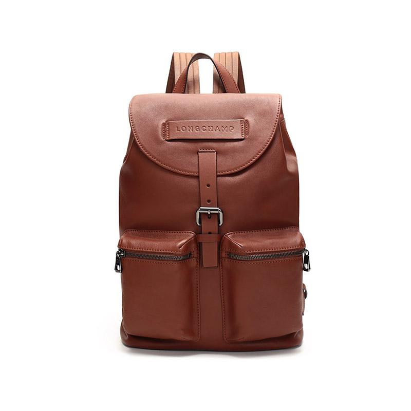 

Longchamp 3D Series Leather Backpack Medium Women Backpacks Cognac 1610773504 Basic Set (Bag+Dust Bag)