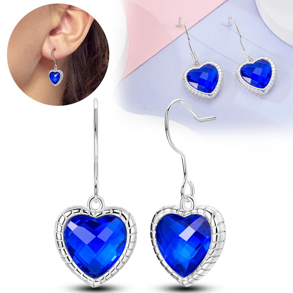Love Heart Romantic Lock&Key Earrings for Women Girls Trendy Fashion Jewelry High Quality Dainty Elegant Gift