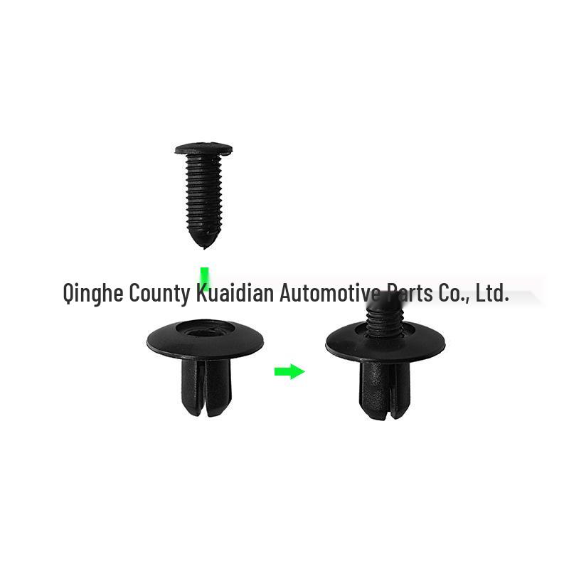 

8ММ Клипса подкрылка: Пластиковая заклепка быстрого съема 100 PCS