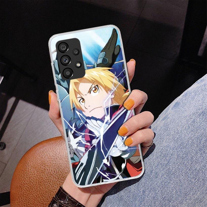 Fullmetal Alchemist Anime Phone Case For Samsung Galaxy A17 A16 A15 A14 A13 A57 A56 A55 A54 A53 A37 A36 A35 A34 A33 A26 A25 A24