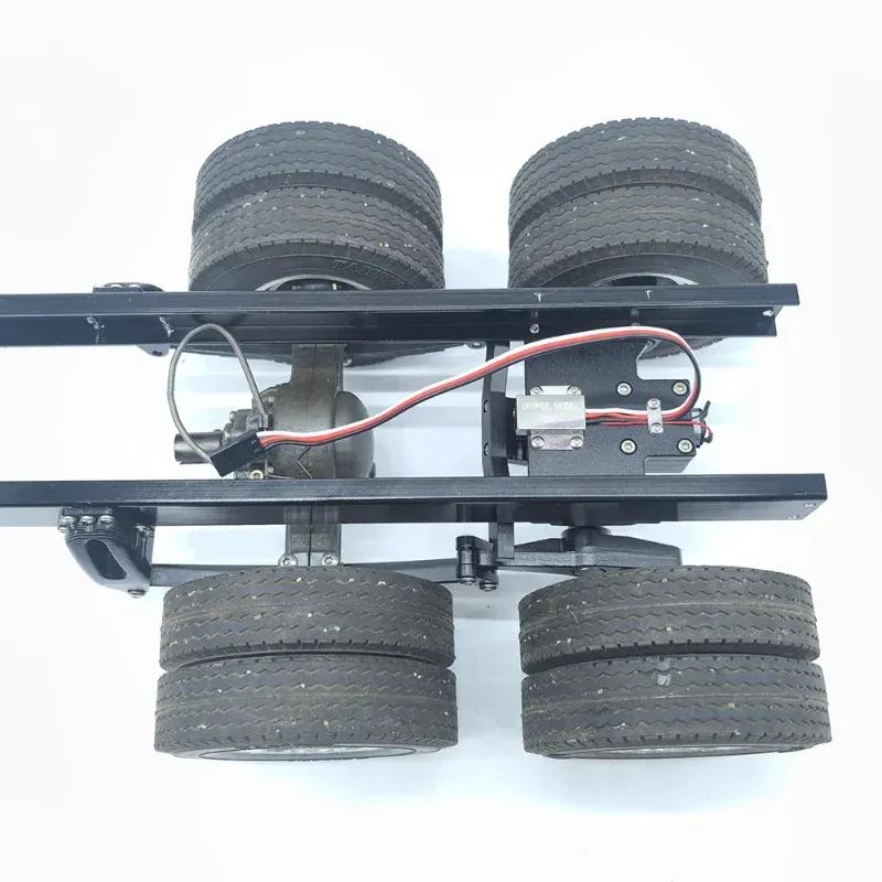 1set Electric Lift Rear Suspension for 1/14 RC Truck Tamiya 56368 For scania 770S For volvo FH16