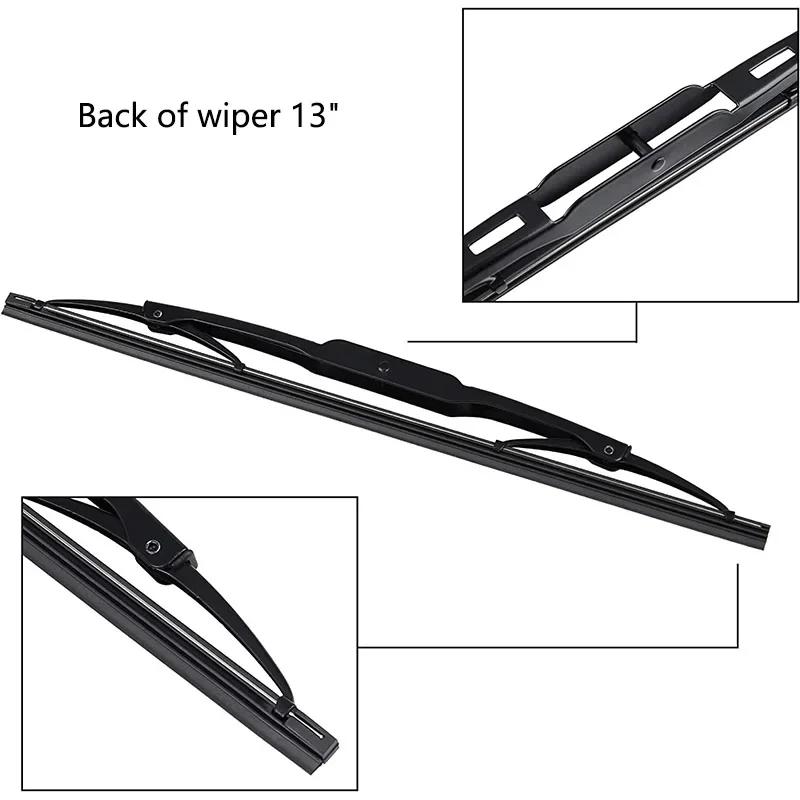 Car Front Wiper Blades For SEAT Ibiza 6L Body Kit Mk3 2002-2008 Durable Noise Reduction Windshield Windscreen Wipers Accessories