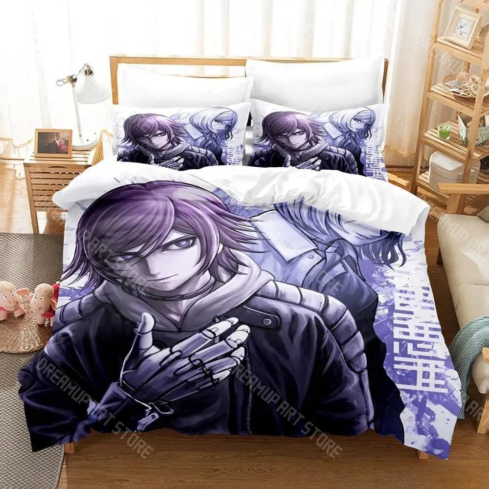 3D Printed Akudama Drive Anime Bedding Set for Boys Girls Duvet Cover And Pillowcase Twin Queen King Full Single Double Sizes