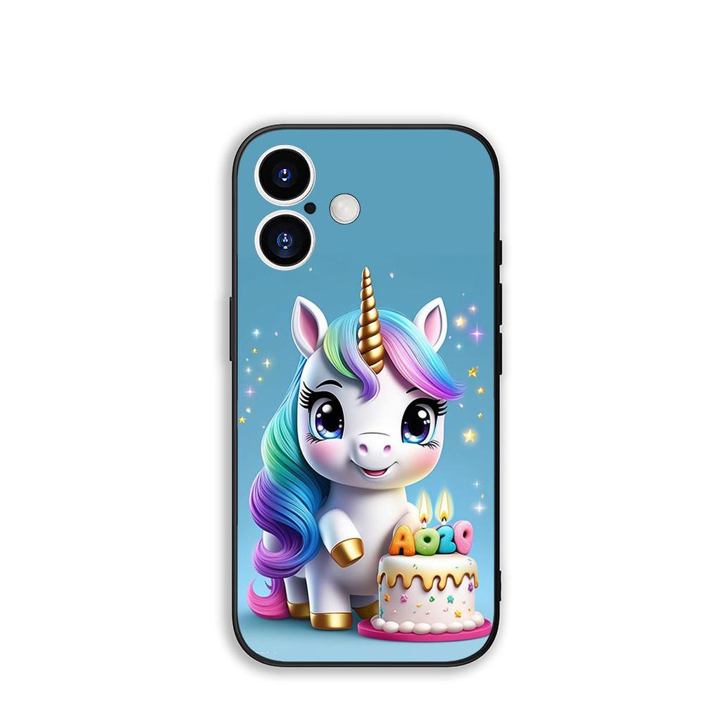 for OPPO A54 A40 A60 A80 A18 A16 A17 A38 A78 A79 A57 A55 A96 A15 A12 Phone Cover Case Wallpaper Unicorn Lovely Poster Casing