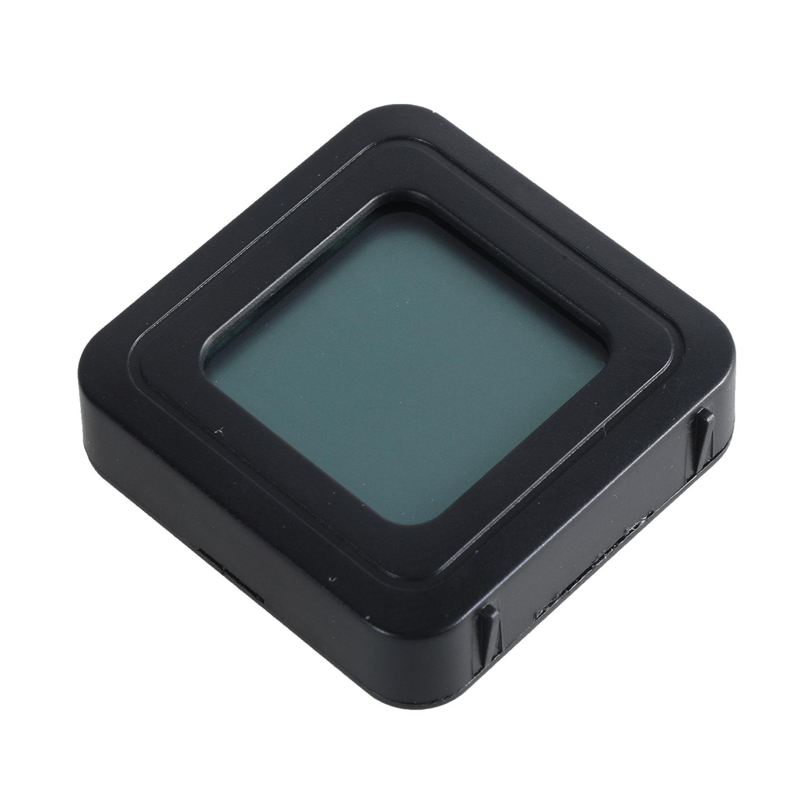 

Цифровой гигрометр, комнатные термометры, модные многофункциональные мониторы температуры и влажности с часами для домашнего использования в автомобиле чёрный