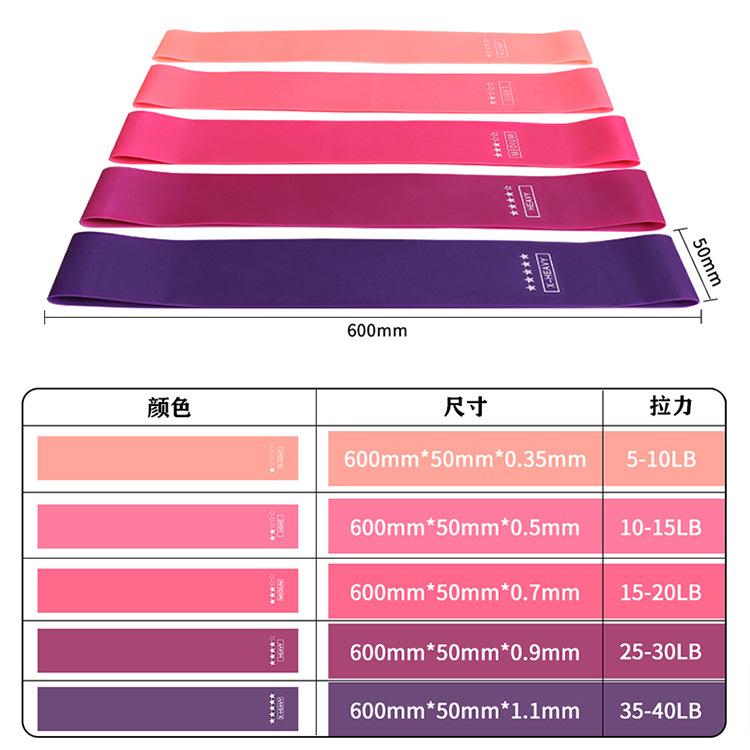 Lightweight Resistance Band Womens Squat Hips Tension Band Gym Yoga Equipment Tension Band Slim Legs Slim Hands Elastic Circle