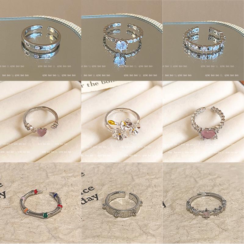 Korean-Style Niche Design Women's Adjustable Index Finger Ring: Chic, Versatile, and High-End for a Cold, Distinctive Look