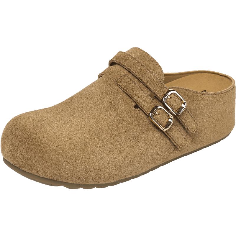 ZHR JT215 Women s Platform Closed-Toe Mules 37