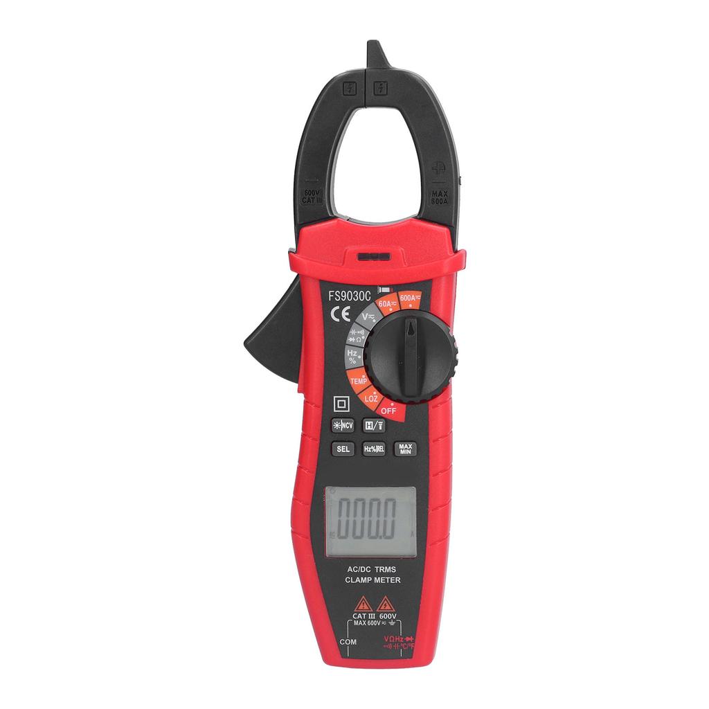 FS9030C Digital Multimeter LED Clamp Meter Intelligent Voltage Current Tester High Accuracy Clamp Ammeter