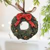 Ornament Tree Christmas Resin Vintage Bell Bow Wreath Christmas Stocking Pendant
