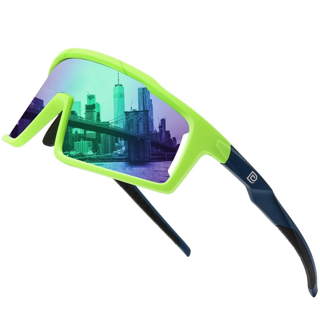 DUCO Okulary sportowe z polaryzacją i ochroną UV400 dla i rozmiar 0040 Męskie na jazdę na rowerze, baseball, tenis, do prowadzenia samochodu, biegania, wędkowania, golfa, maratonów,