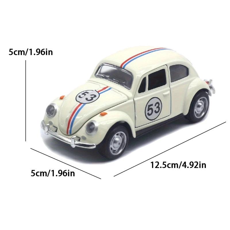 1:32 Vintage Die-Cast Racing Car Toy,High-Quality Metal Alloy, Manual Pull-Back, Suitable for Ages 3+,Collectible Classical Car