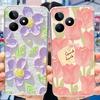 Jolie Coque Imprimée Pour Realme Note 50 RMX3834 Coque Arrière Souple en Silicone TPU Pour Étuis de Téléphone Realme Note50
