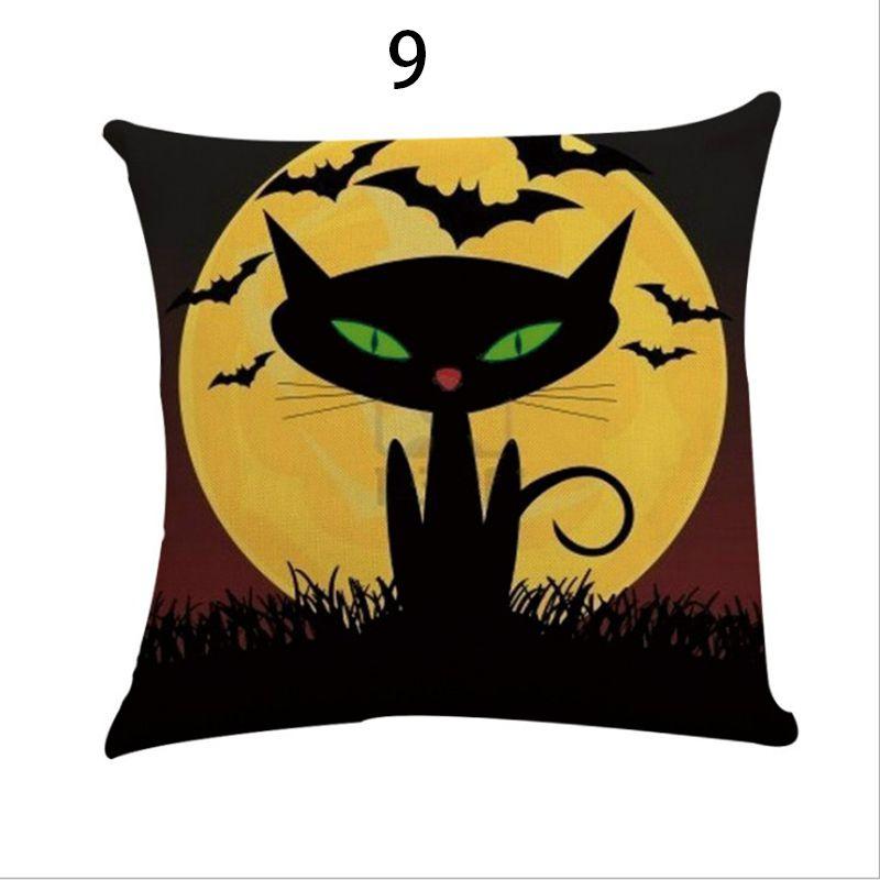 

Cover Pillow Halloween Fall Decor Pillow Case Sofa Waist Throw Cover Cushion 9,45*45cm