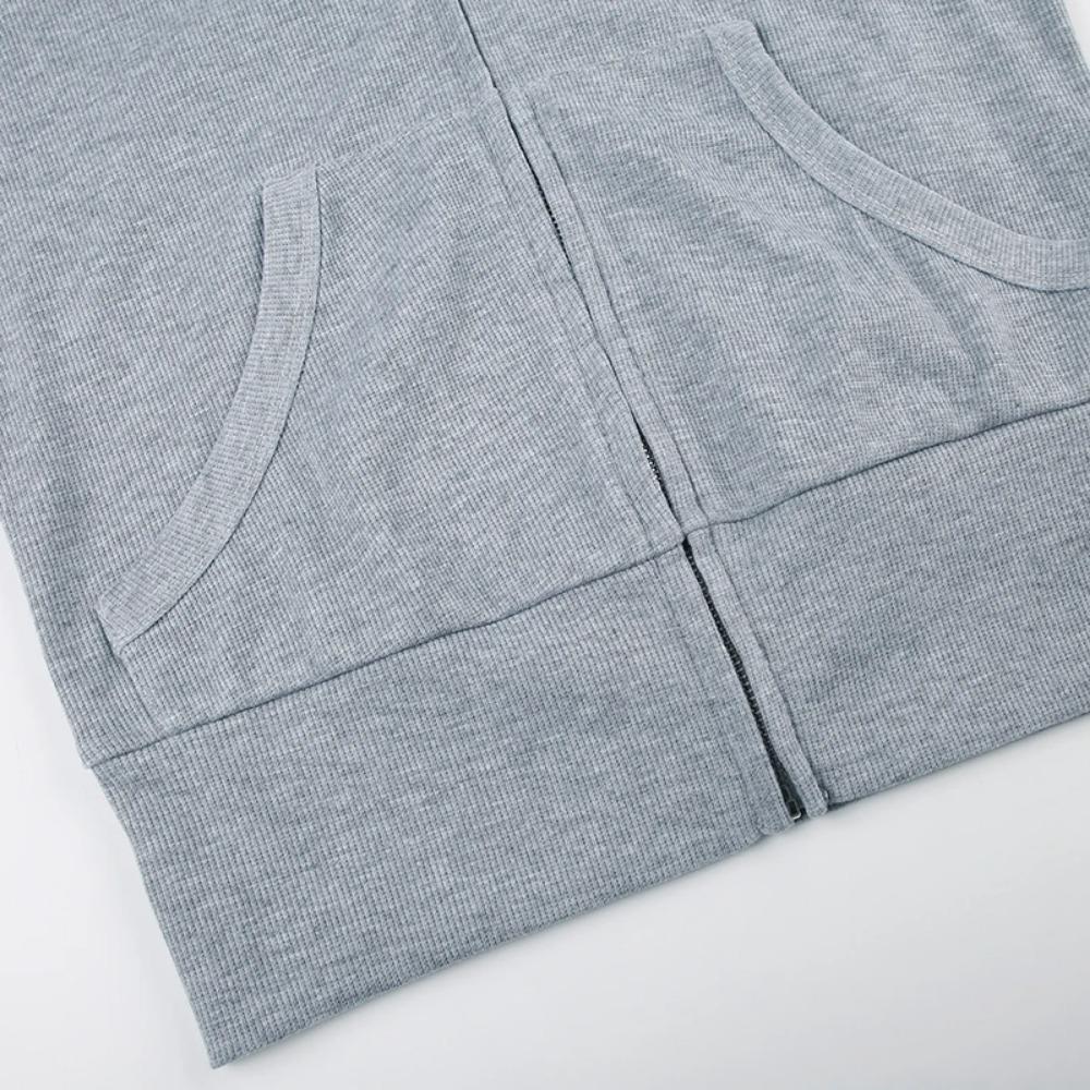 VAYLA Casual Streetwear Basic Hooded Pockets Sweatshirt Tracksuit Solid Long Sleeve Hoodies