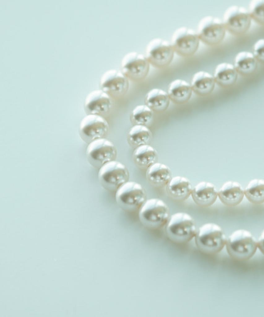 Alleun Swarovski Pearl Necklace Silver 925 Choker 10Mm
