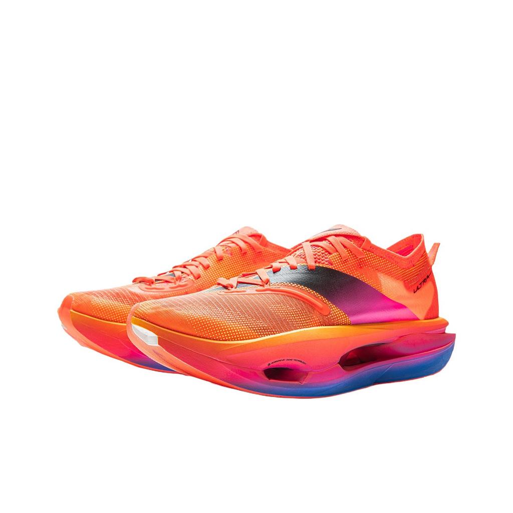 Li Ning Feidian 5 Ultra Super Technology Carbon Plate Running Shoes Unisex Running Shoes Fluorescent-Flame-Orange ARMV005-21