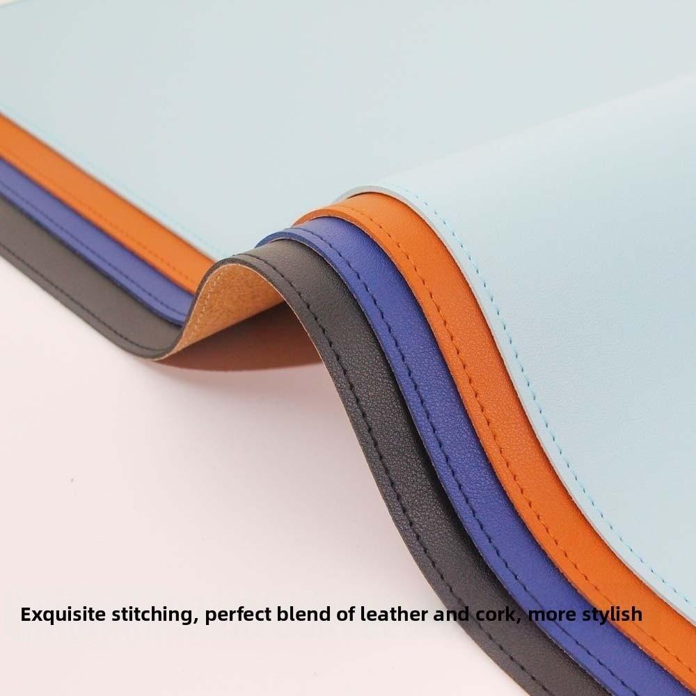 Waterproof Writing Pad Leather Keyboard Mat Desk Blotter Table Protector Adults