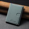 EUCAGR Artificial leather credit card magnetic elastic wallet(5 card slot)with strong magnetic accessories | ID card clip wallet