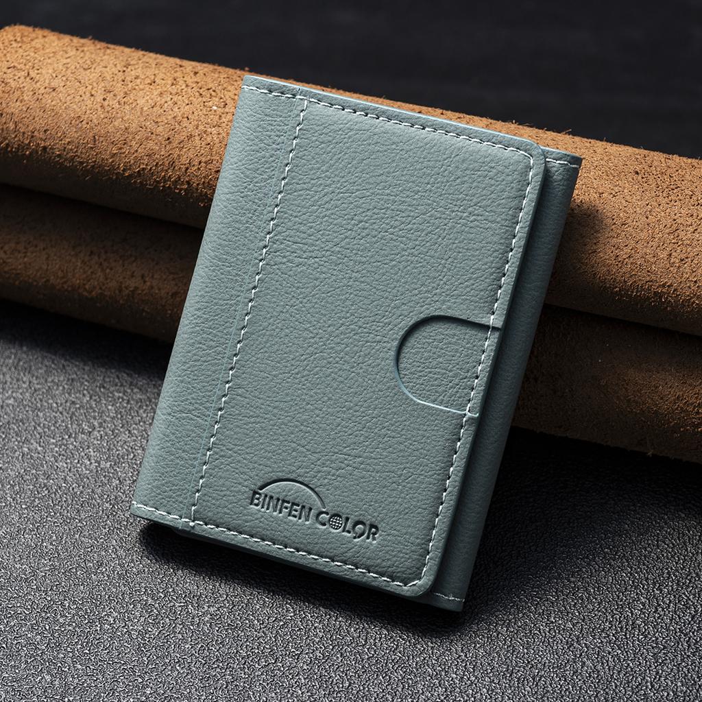 EUCAGR Artificial leather credit card magnetic elastic wallet(5 card slot)with strong magnetic accessories | ID card clip wallet
