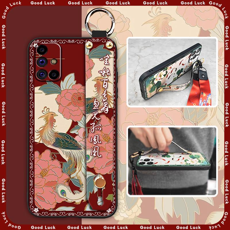Phone Holder Anti-knock Phone Case For Samsung Galaxy M31S/SM-M317F/M315F Shockproof Chinese style Elderly lady For Mom