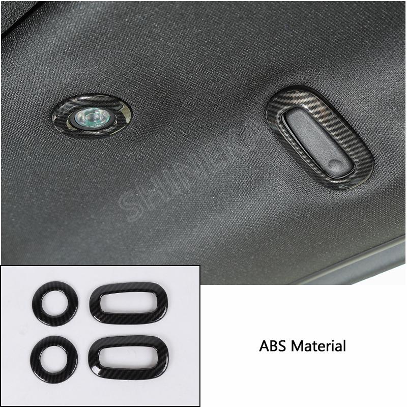 SHINEKA Carbon Fiber Stickers For Jeep Grand Cherokee Car Interior Decoration Cover Accessories For Jeep Grand Cherokee