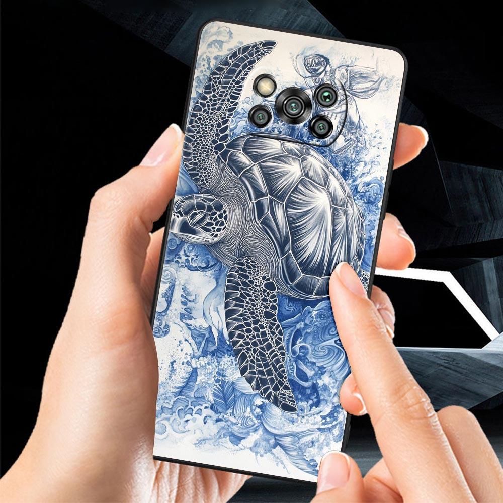 Ocean Coastal Seashell Seaweed Phone Case Cover  for Xiaomi Poco F7 Ultra F6 F5 F4 F3 X6 X5 X4 X3 NFC C51 C55 M4 GT 5G Soft TPU
