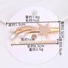 Women'S Alloy Inlaid Imitation Pearl Duck Clip Women'S Bangs Broken Hair Edge Clip Hairpin Set Hairpin Hair Accessories
