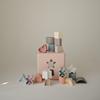 Mushie Shape Sorting Box Petal - A Cute and Stylish Puzzle Box for Babies and Toddlers (ages 10 Months and Up) That Helps with Shape Recognition, Earl