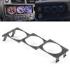 Conveniently Mounts Car Triple Gauge Holder Pod Panel for 2'' 52mm Gauges In Standard Stereo Radio Slot Single Din