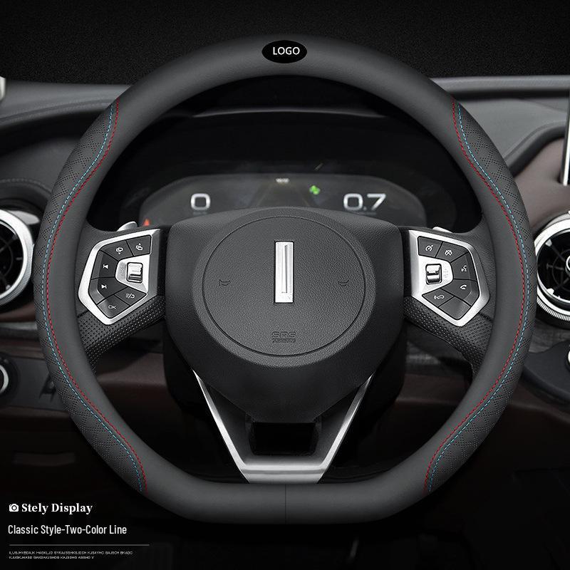 Echtes Leder Lenkradbezug für Great Wall WEY VV7 VV5 VV6 Mocha WEYP8