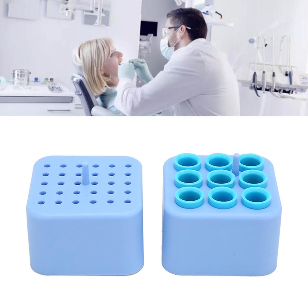 Dental  s Holder Dustproof Plastic Multi Holes Large Capacity Cleaning Autoclaved Dental  s Case