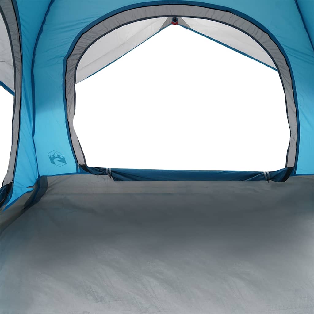 4 Person Camping Tent Blue Waterproof