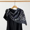Fashion Paisley Women Head Scarf Printed Soft Female Shawl Wrap Luxury Feel Versatile Stylish Silk Scarves Summer Accessories