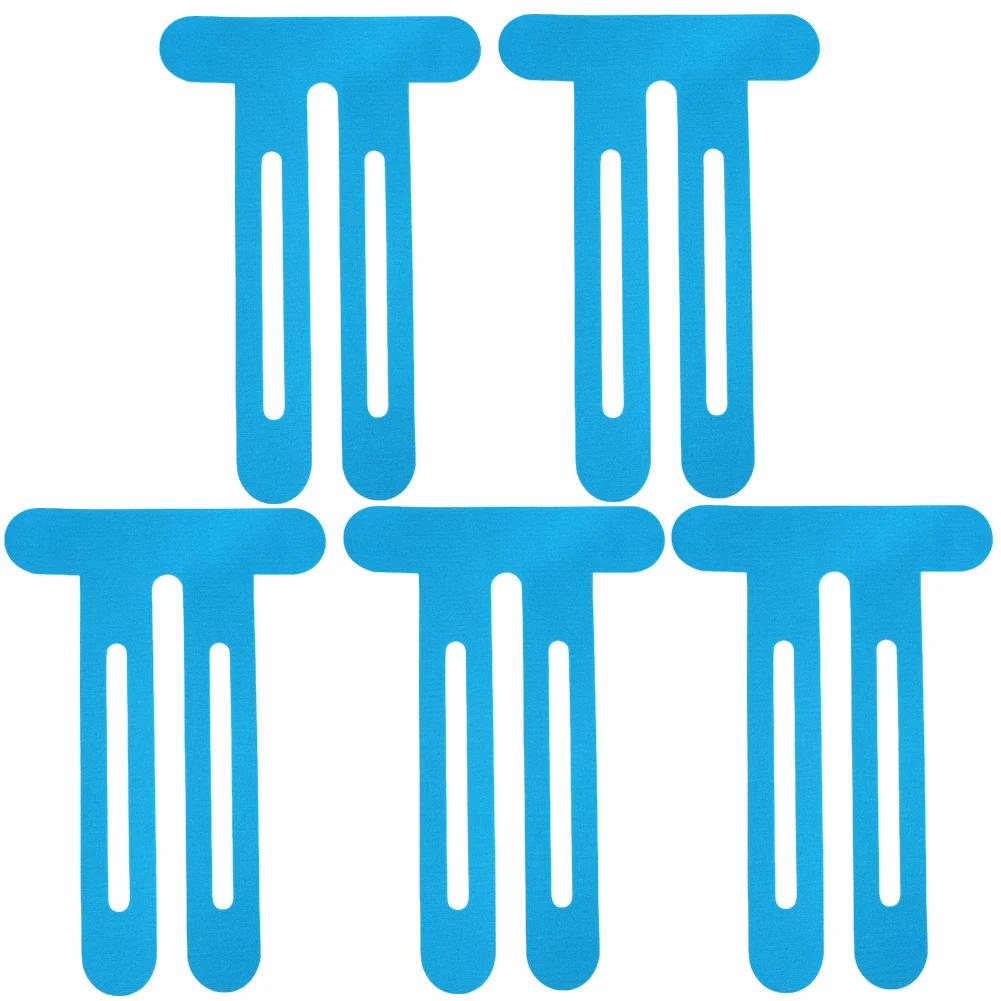 5Pcs Precut Kinesiology Tape Elastic Sports Protection Patches Breathable Sport Knee Tape for Knee Support & Stability