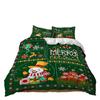 Digital Printing Three-Piece Christmas Series Quilt Cover Sheet Kit