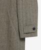 Noirer Wool Silk Herringbone Balmacaan Coat (Beige)