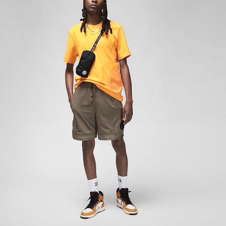 Jordan Pantaloni scurți casual Paris Saint-Germain Diamond cu uscare rapidă Bărbați bottoms Maro deschis DZ2952-274