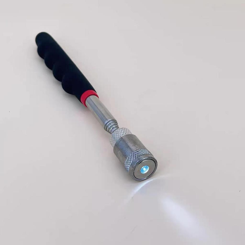 LED Telescopic Magnetic Pickup Tool with Extendable Rod and Light