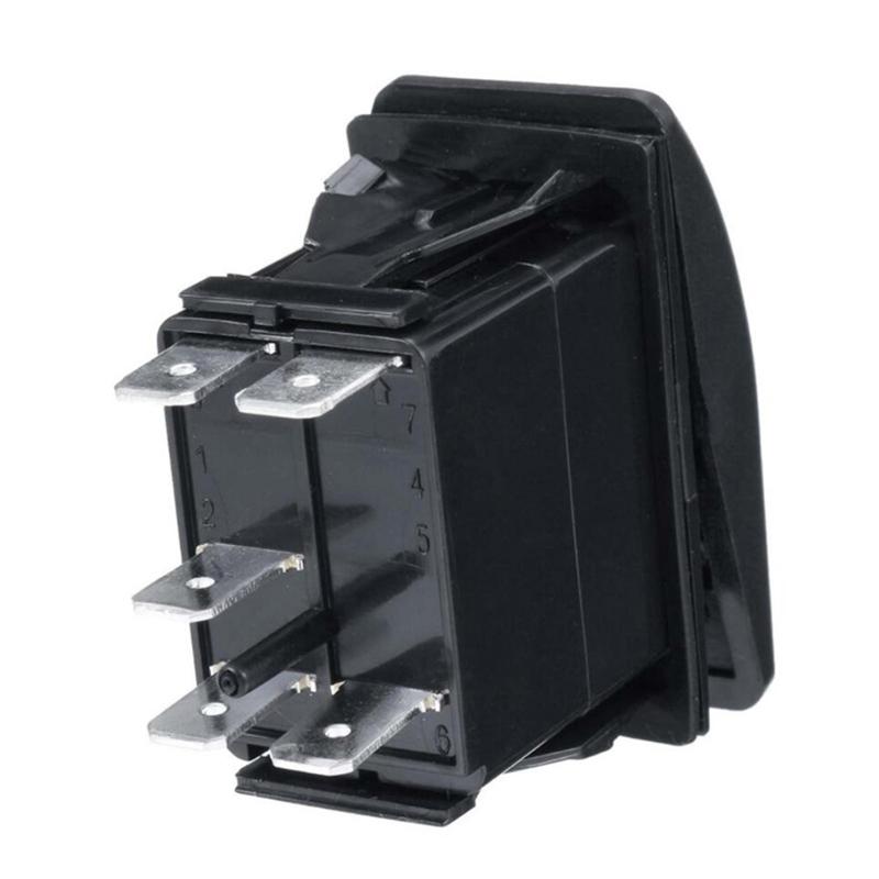 Rocker Lever Toggle Switch LED Light On Off 5Pin 12V 24V for Truck Car Boat RV