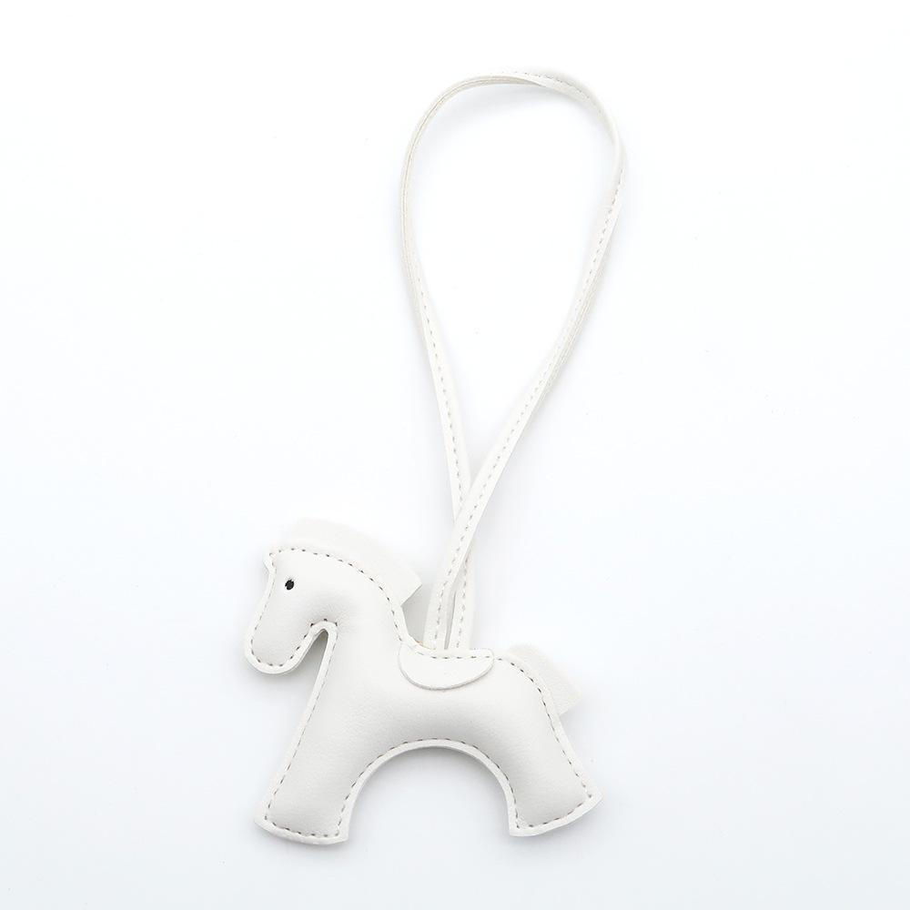 Chic Little Horse PU Leather Pendant: High-End Versatile Bag and Car Accessory