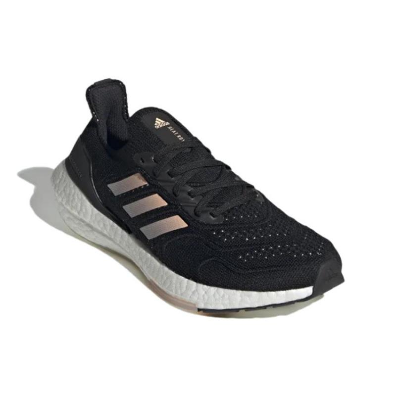 Adidas Ultra Boost 22 Heat.Rdy Core Black Clear Orange Women's Sneakers H01174
