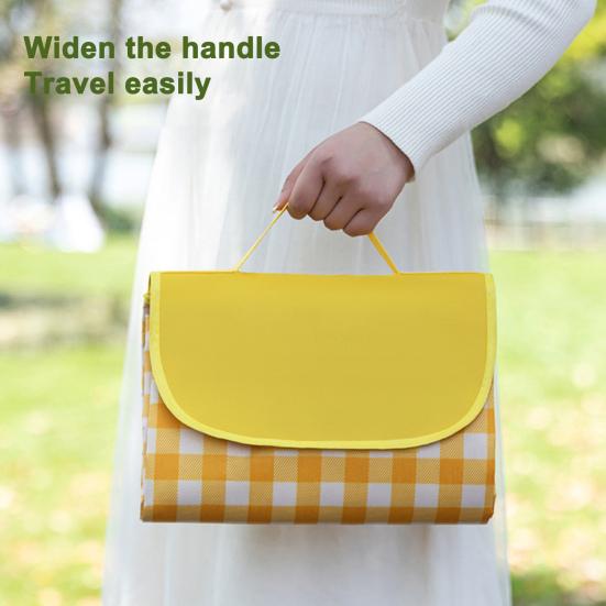 200x150CM Outdoor Picnic Blanket Portable Extra Large Oxford Cloth Waterproof Sand-proof Beach Mat Foldable Rectangle Camping Moisture-proof