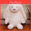 Adorable Shy Rabbit Plush Toy Soft Short Fur Stuffed Animal For Playtime Kids
