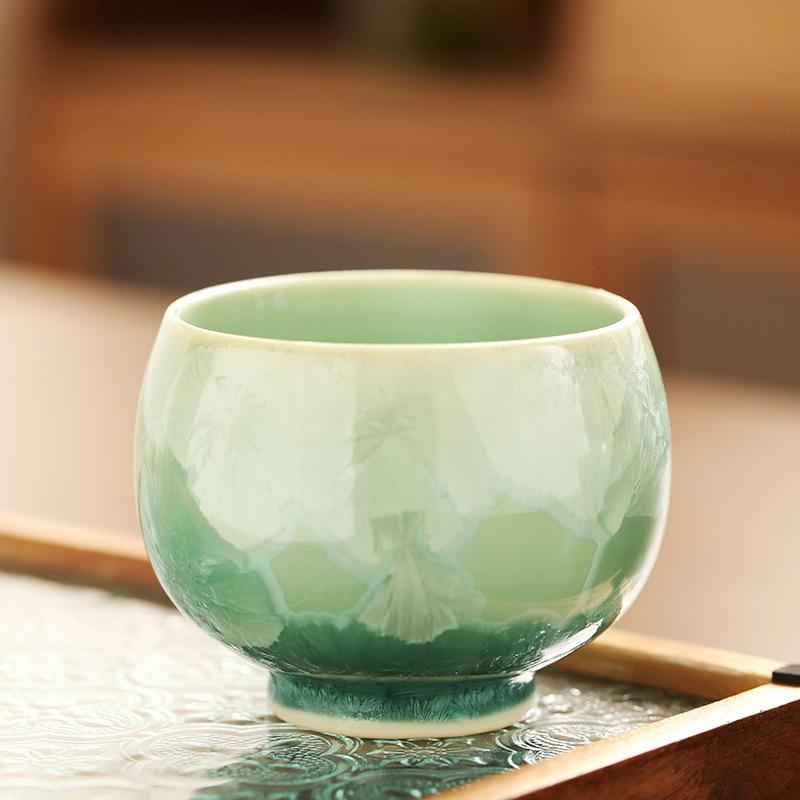 Японская керамическая пиала Домашний набор для чая Кунг-фу Маленькая чашка Чашка мастера чайной церемонии Традиционная посуда для напитков Аксессуары для чая