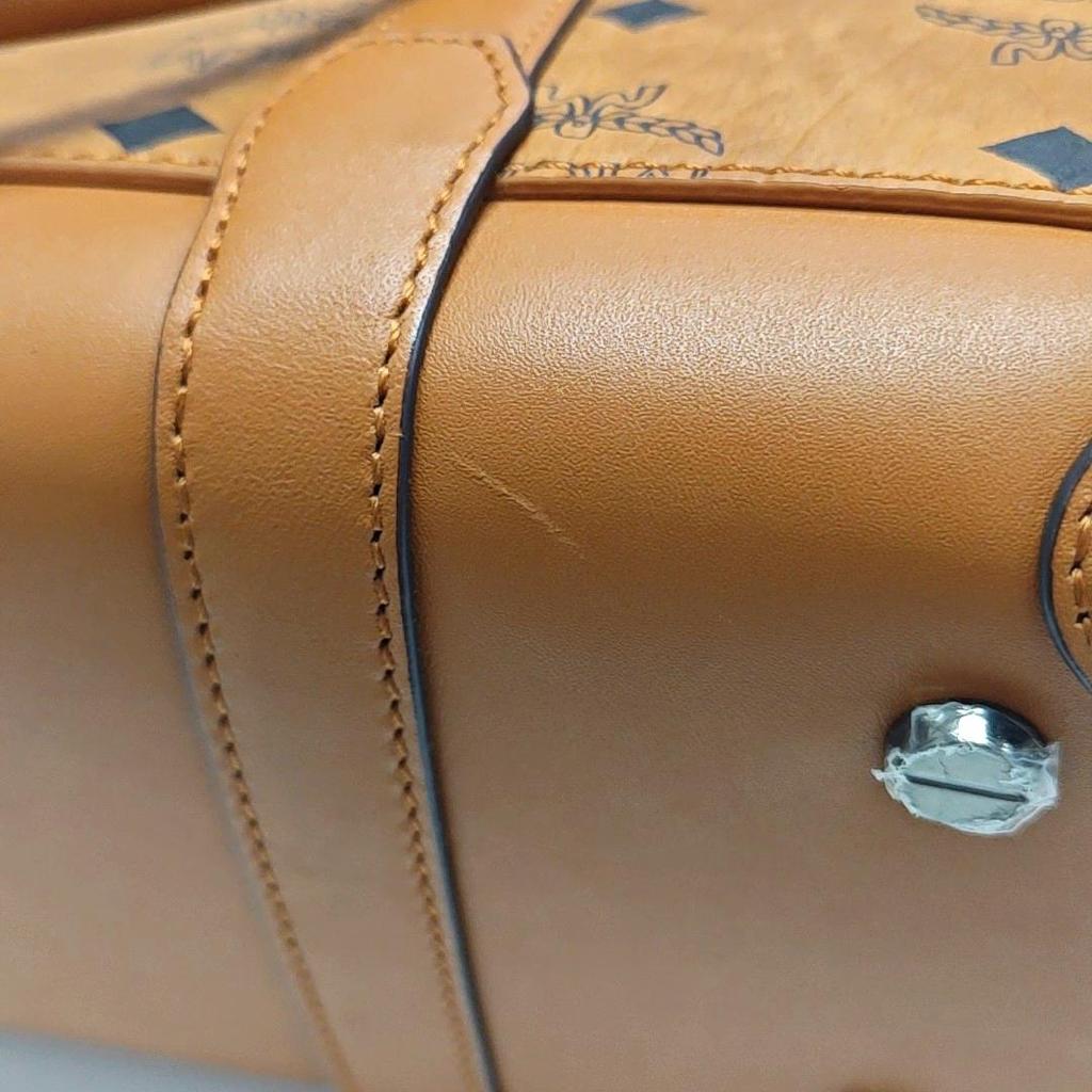 [Pre-Owned] Soft Berlin Visetos Canvas Leather Monogram Print Tote Crossbody Bag Medium - Very Good #A026KL