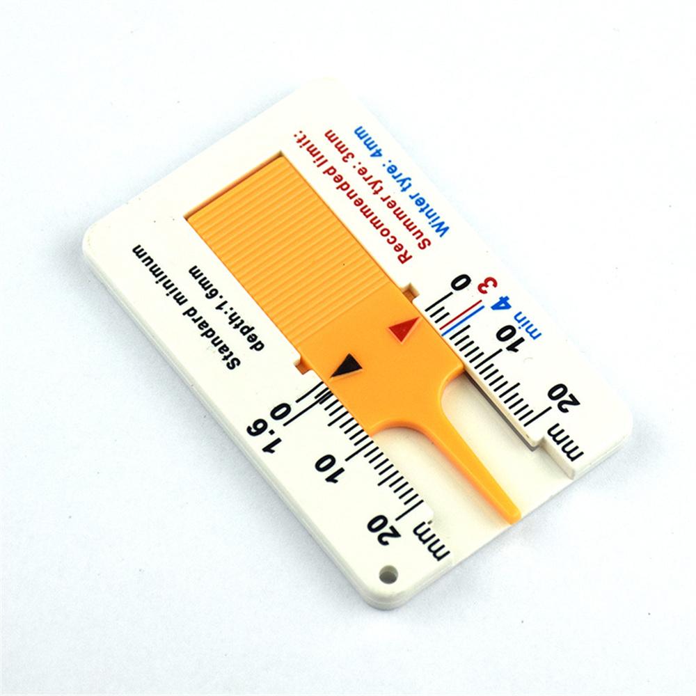 5pcs 0-20MM Plastic Car Tyre Depth Gauge Tire Ruler Vernier Depth Caliper Motorcycle Trailer Van Wheel Measurment Tool