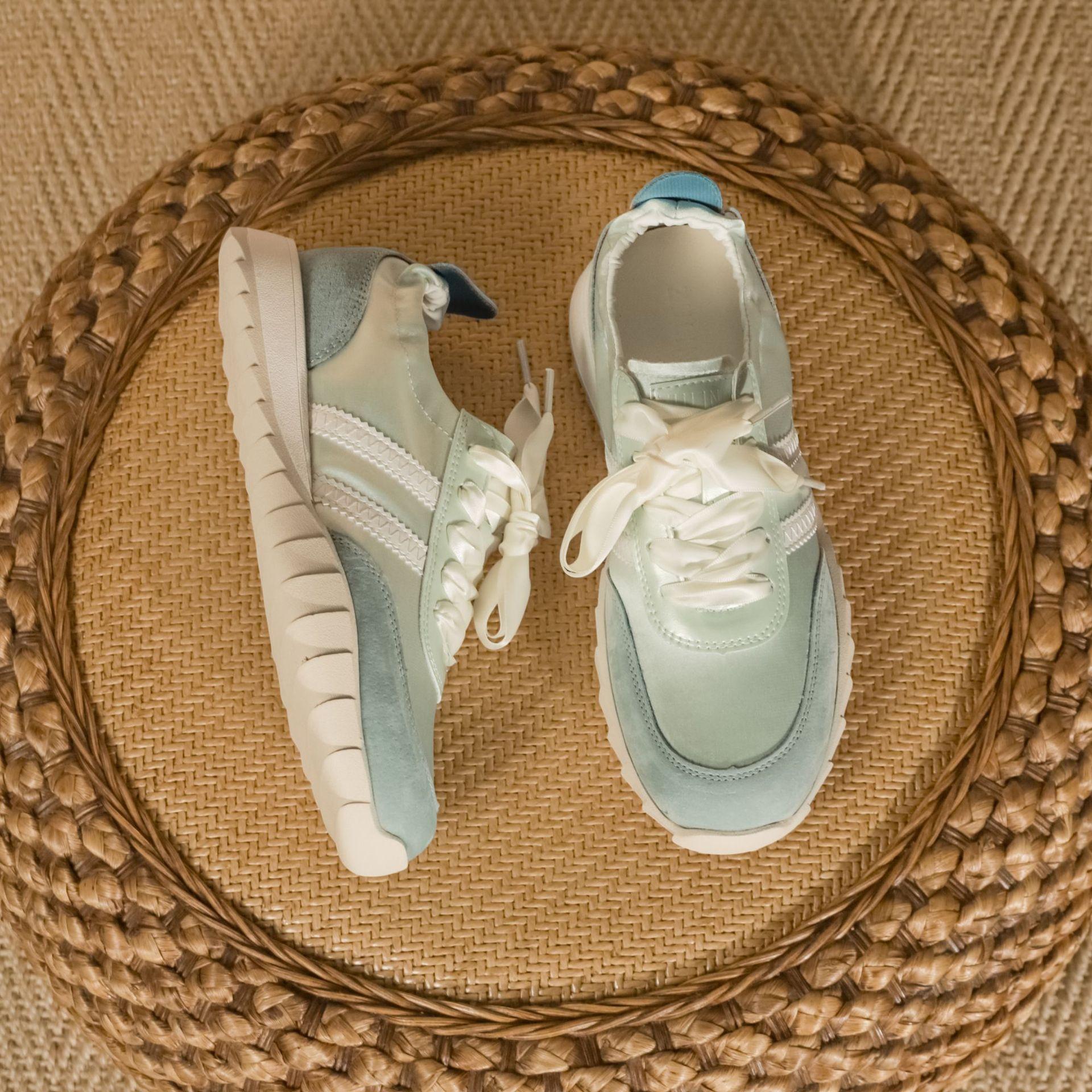 

2025 autumn new fashion platform sports shoes color matching design campus style sweet girl versatile casual shoes women 34