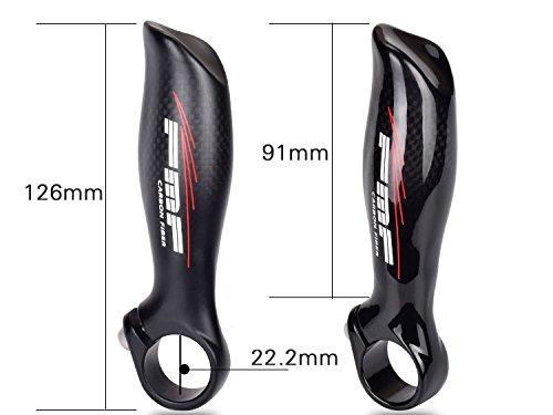 UPANBIKE Carbonfaser Carbonfaser Fahrrad Lenkerenden mit 22,2 mm